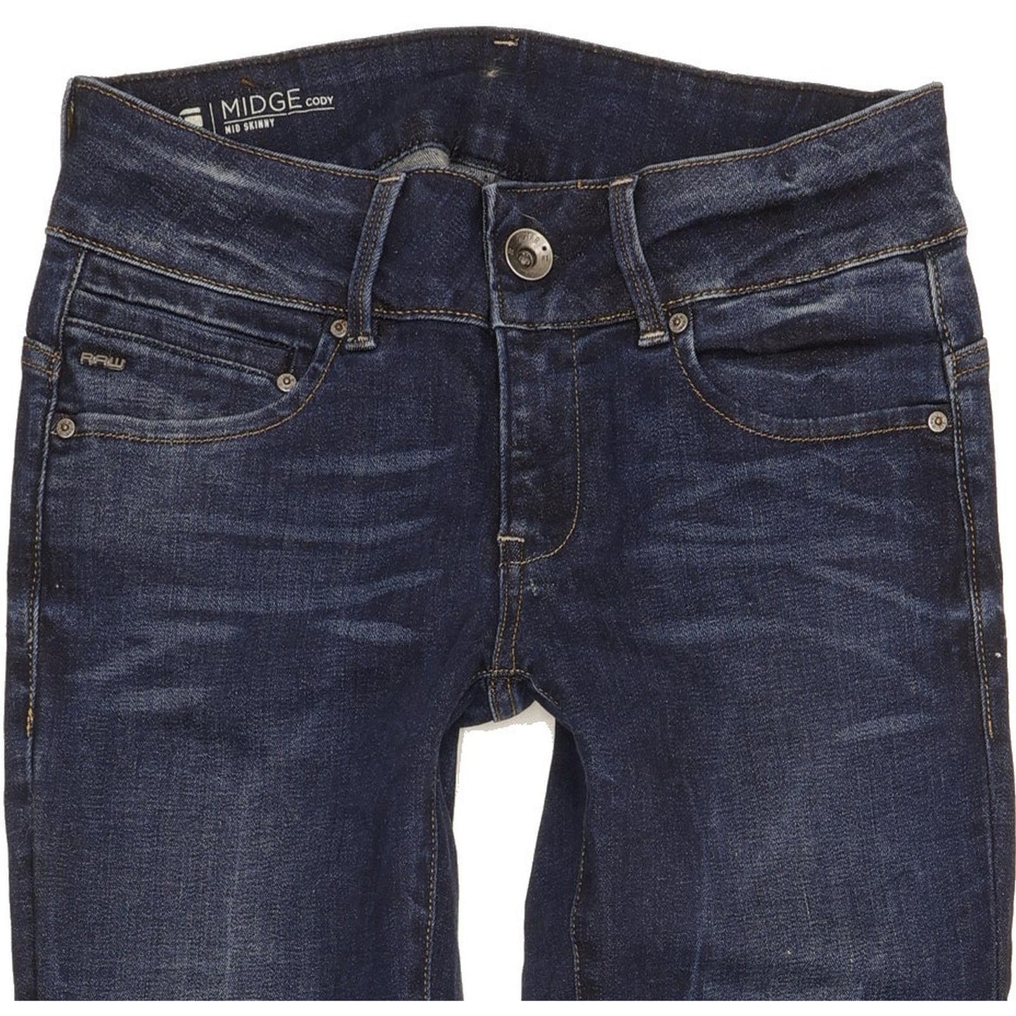 G-Star Midge Cody Women Blue Skinny Slim Stretch Jeans W24 L30