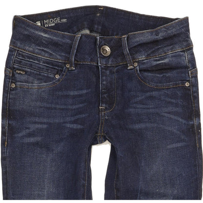 G-Star Midge Cody Women Blue Skinny Slim Stretch Jeans W24 L30