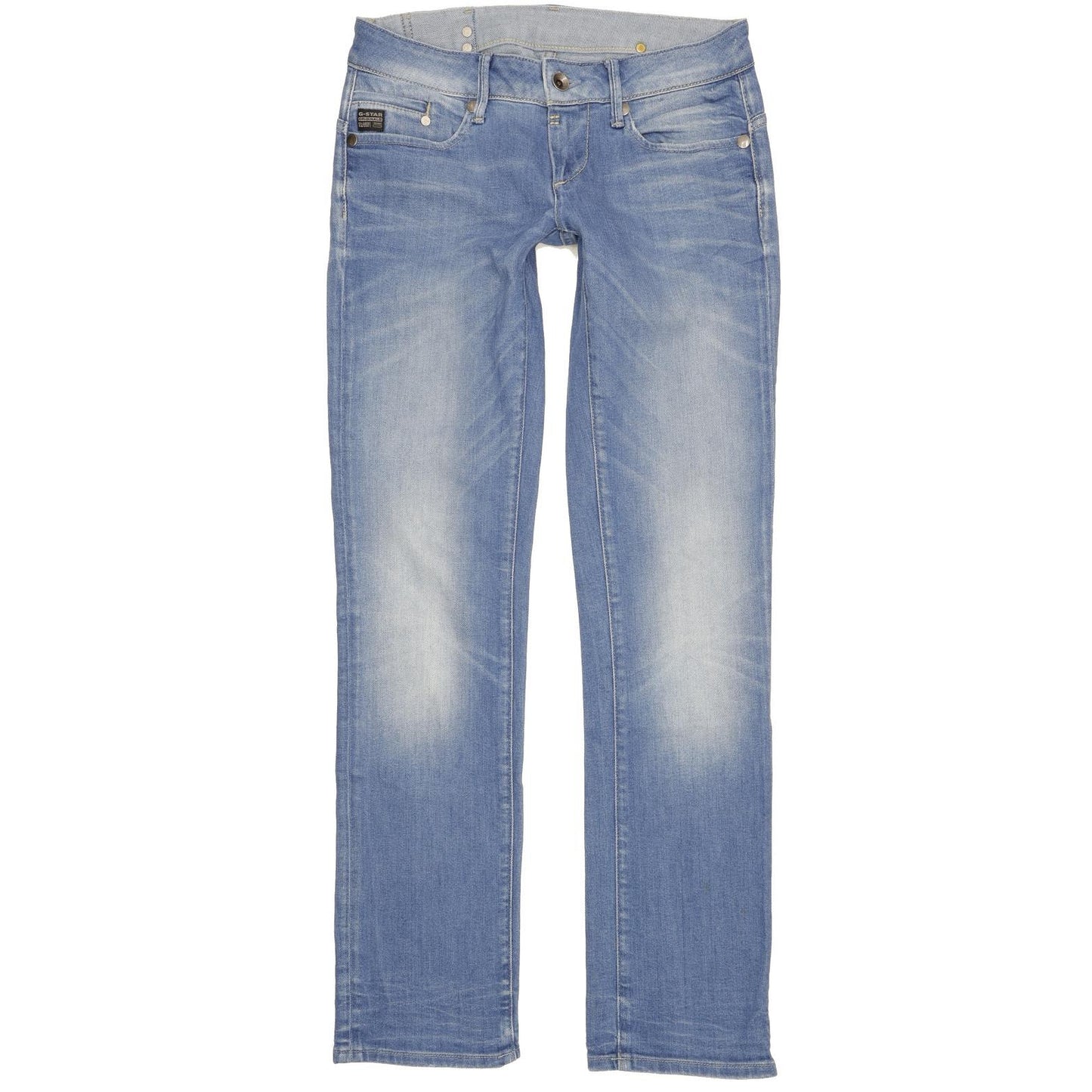 G-Star Midge Women Blue Straight Slim Stretch Jeans W29 L32