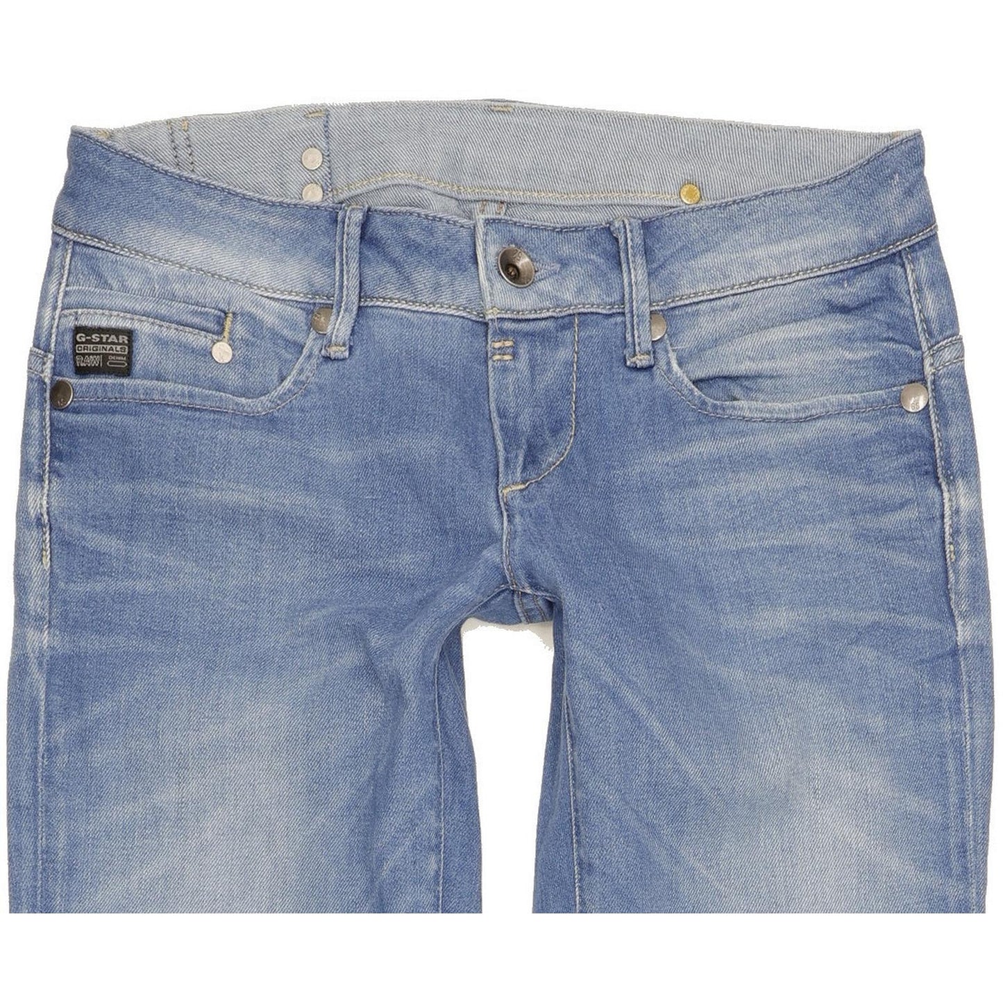 G-Star Midge Women Blue Straight Slim Stretch Jeans W29 L32