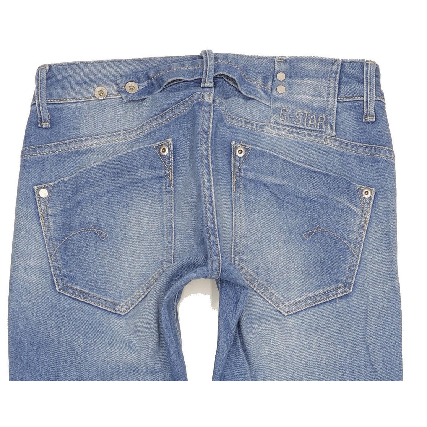 G-Star Midge Women Blue Straight Slim Stretch Jeans W29 L32