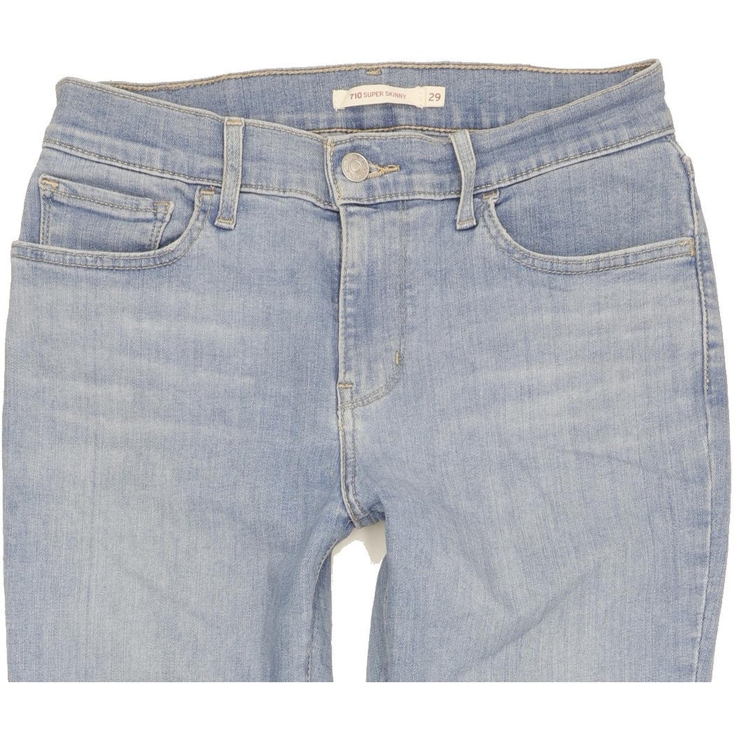 Levi's 710 Super Women Blue Skinny Slim Stretch Jeans W29 L30