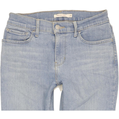 Levi's 710 Super Women Blue Skinny Slim Stretch Jeans W29 L30