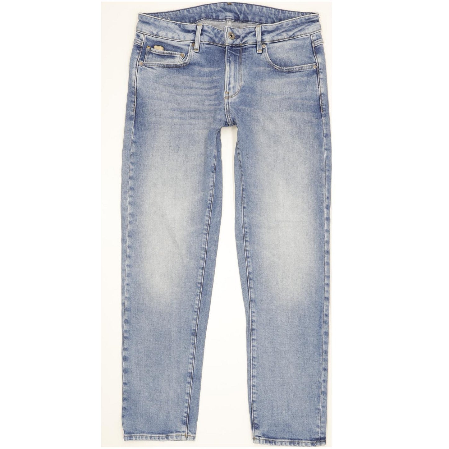 G-Star Kate Women Blue Straight Loose Boyfriend Stretch Jeans W27 L32