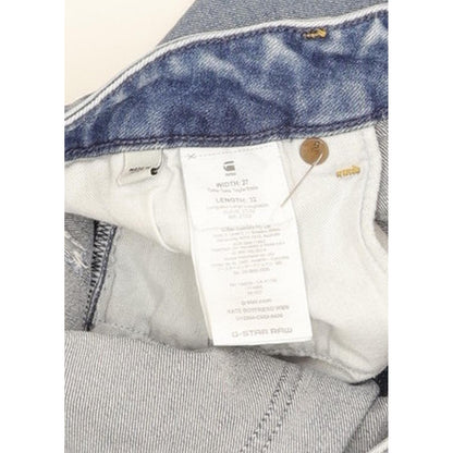 G-Star Kate Women Blue Straight Loose Boyfriend Stretch Jeans W27 L32