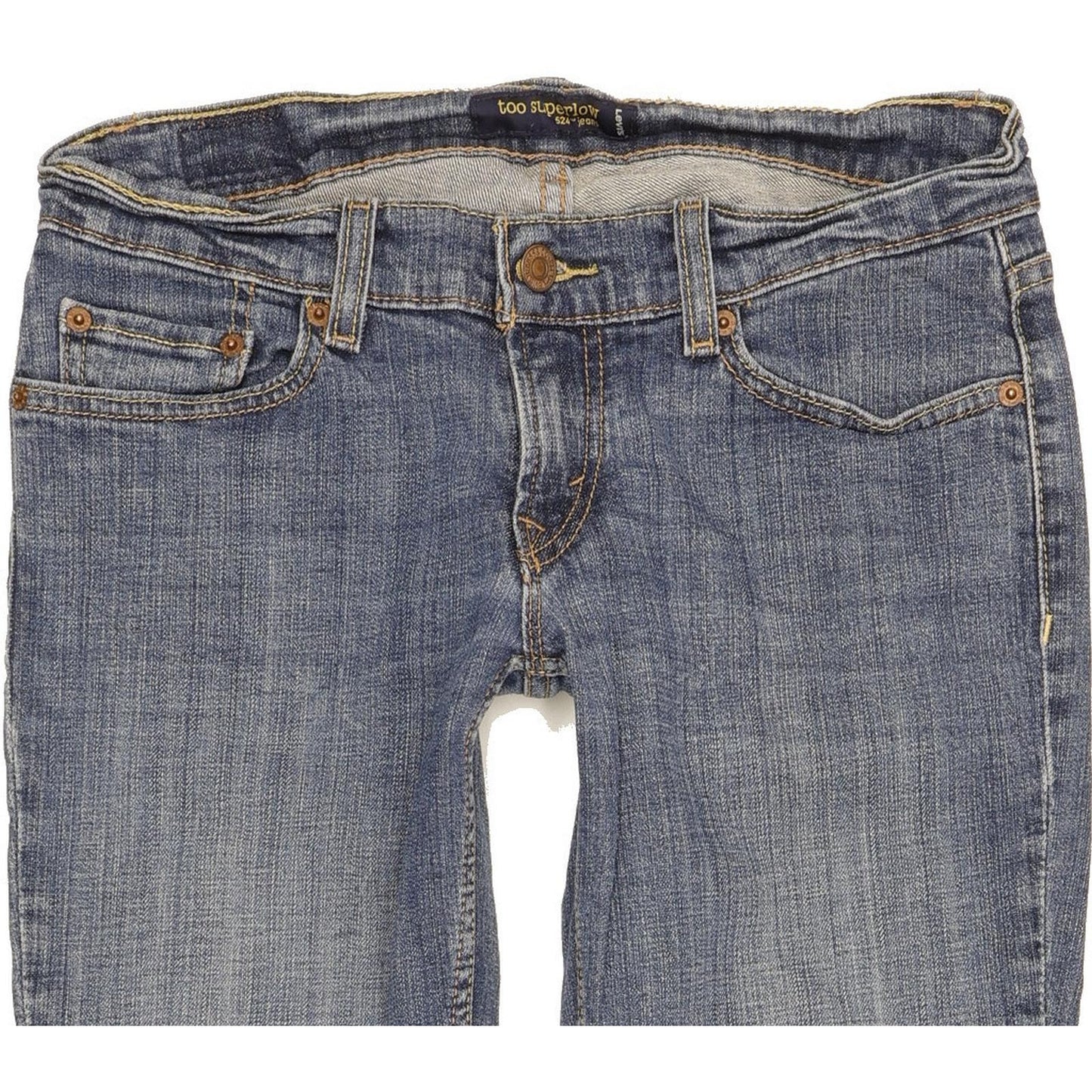 Levi's 524 Women Blue Skinny Slim Stretch Jeans W26 L30