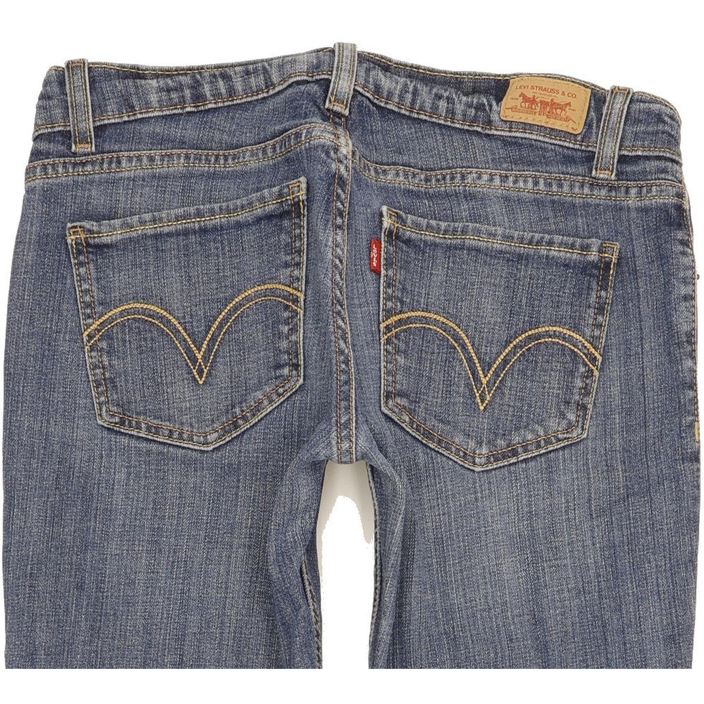 Levi's 524 Women Blue Skinny Slim Stretch Jeans W26 L30