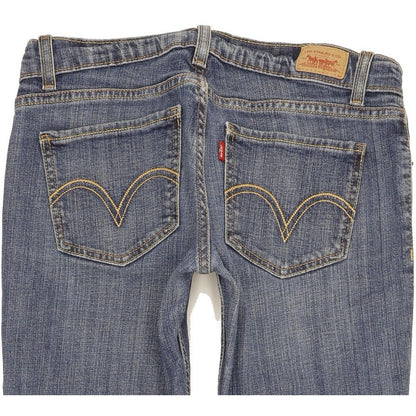 Levi's 524 Women Blue Skinny Slim Stretch Jeans W26 L30