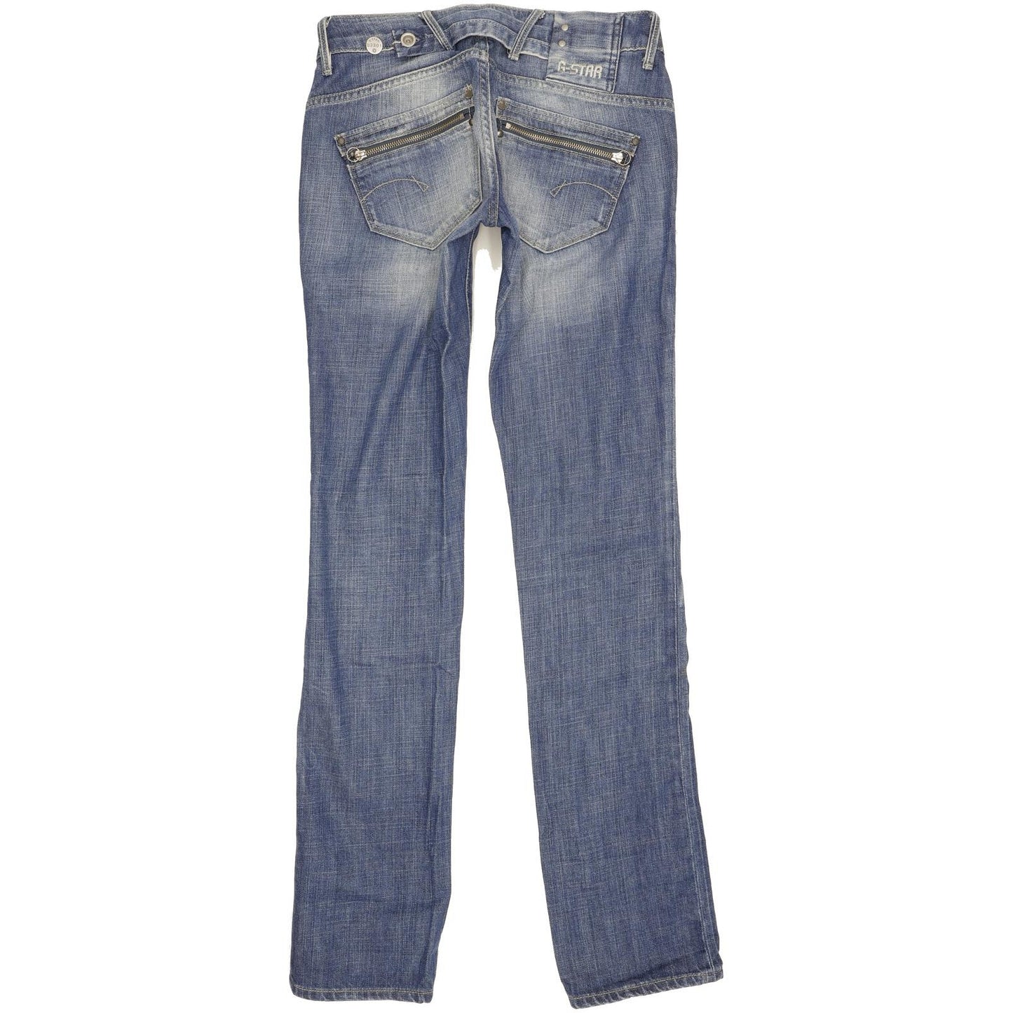 G-Star Corvet Women Blue Straight Slim Jeans W26 L34