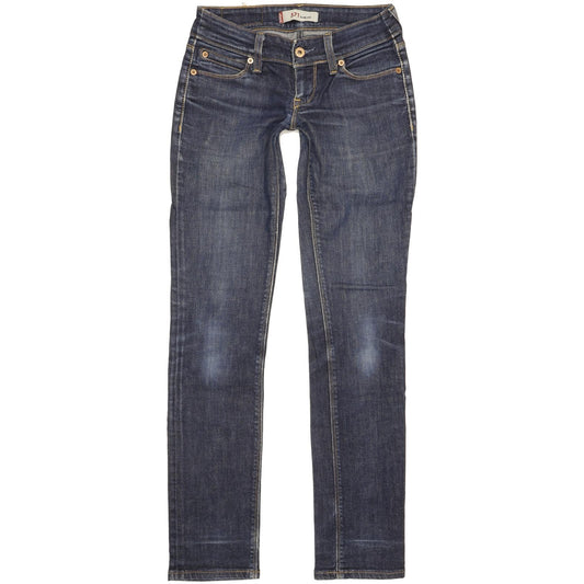 Levi's 571 Women Blue Straight Slim Stretch Jeans W26 L31