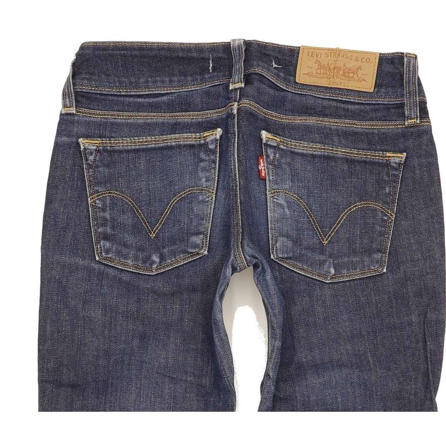 Levi's 571 Women Blue Straight Slim Stretch Jeans W26 L31