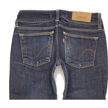 Levi's 571 Women Blue Straight Slim Stretch Jeans W26 L31