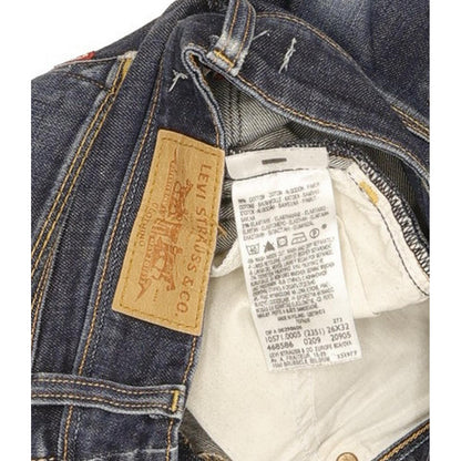 Levi's 571 Women Blue Straight Slim Stretch Jeans W26 L31