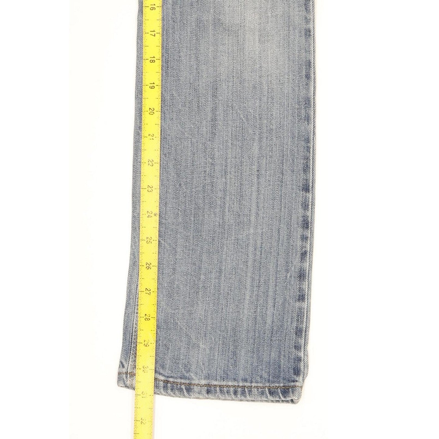 Levi's 470 Women Blue Straight Slim Stretch Jeans W28 L31