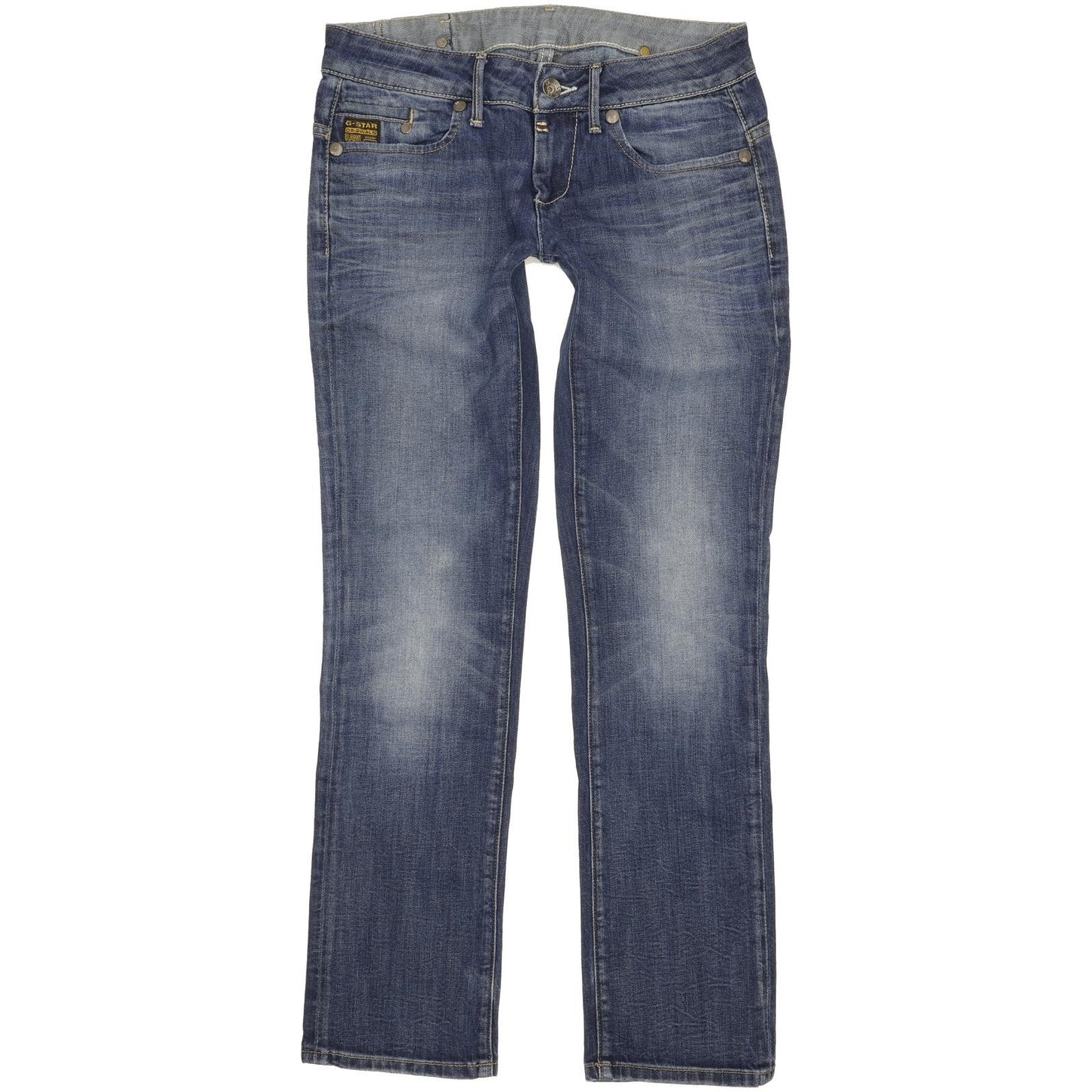 G-Star Midge Women Blue Straight Slim Stretch Jeans W31 L31