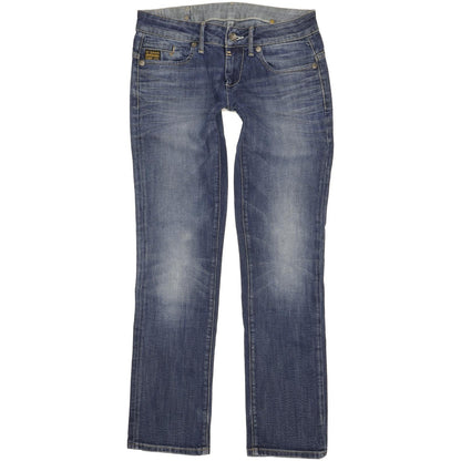 G-Star Midge Women Blue Straight Slim Stretch Jeans W31 L31