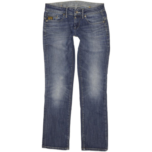 G-Star Midge Women Blue Straight Slim Stretch Jeans W31 L31
