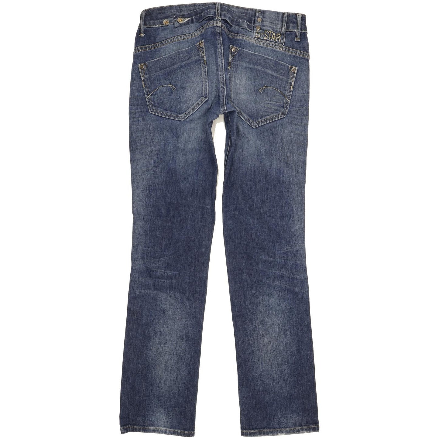 G-Star Midge Women Blue Straight Slim Stretch Jeans W31 L31