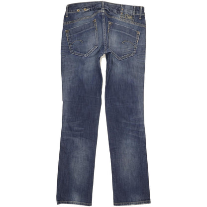 G-Star Midge Women Blue Straight Slim Stretch Jeans W31 L31