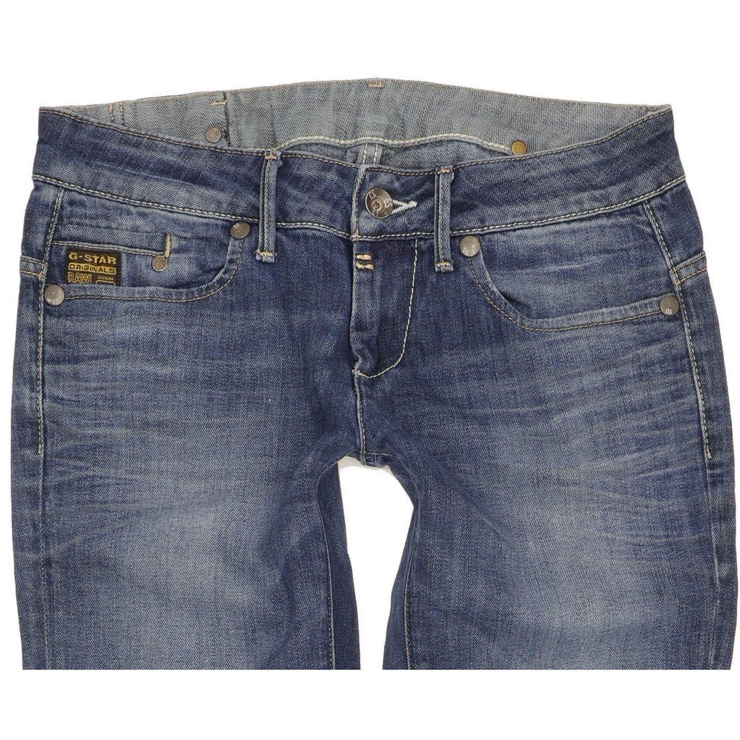 G-Star Midge Women Blue Straight Slim Stretch Jeans W31 L31