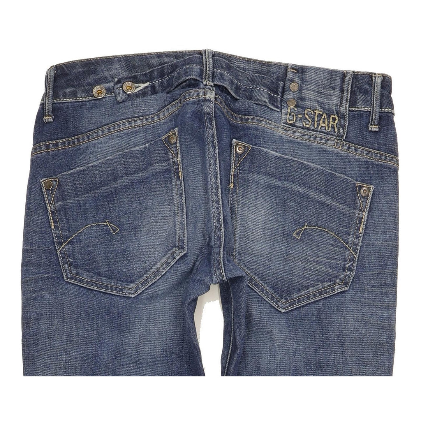 G-Star Midge Women Blue Straight Slim Stretch Jeans W31 L31