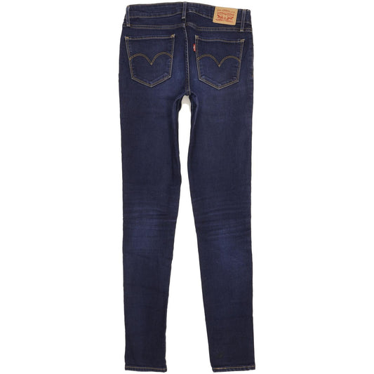 Levi's 711 Women Blue Skinny Slim Stretch Jeans W27 L32