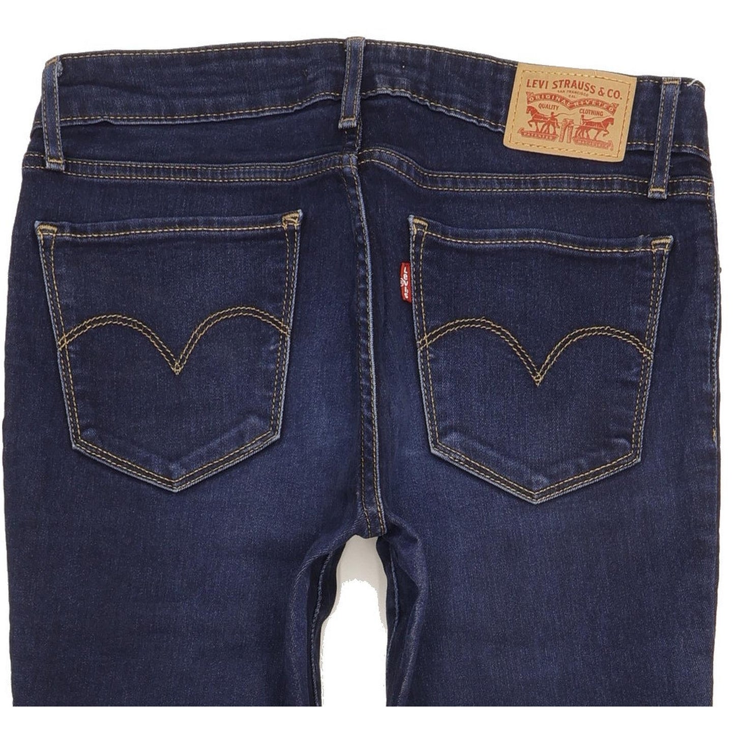 Levi's 711 Women Blue Skinny Slim Stretch Jeans W27 L32