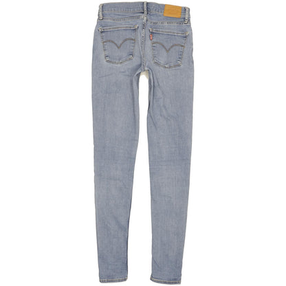 Levi's 710 Super Women Blue Skinny Slim Stretch Jeans W26 L31
