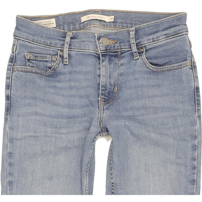 Levi's 710 Super Women Blue Skinny Slim Stretch Jeans W26 L31