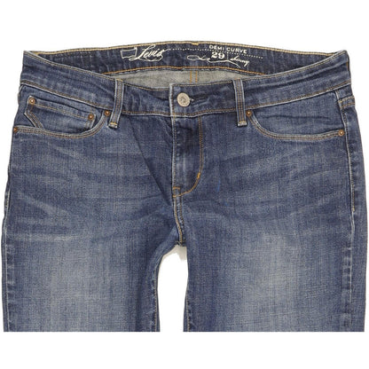 Levi's Demi Curve Women Blue Skinny Slim Stretch Jeans W29 L31