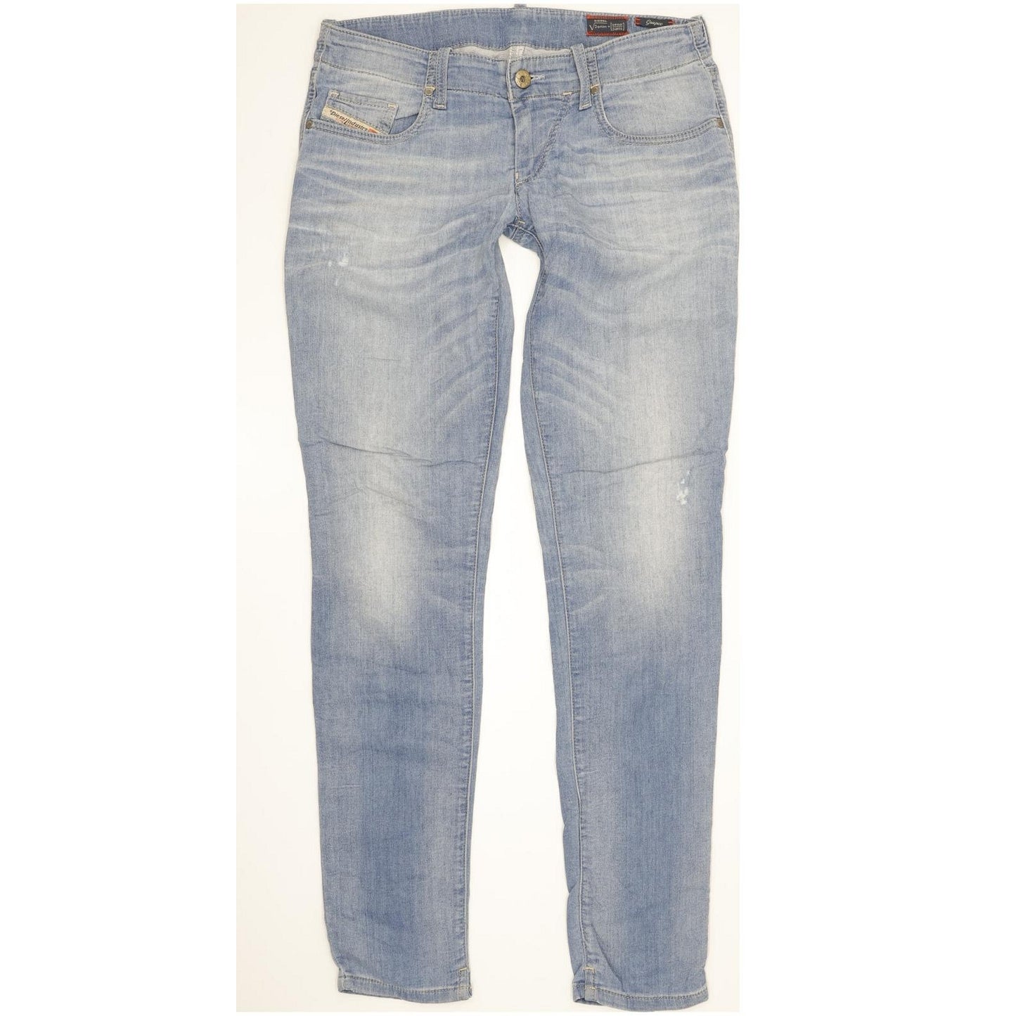 Diesel Grupee Women Blue Skinny Slim Stretch Jeans W27 L32