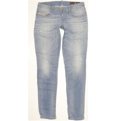 Diesel Grupee Women Blue Skinny Slim Stretch Jeans W27 L32