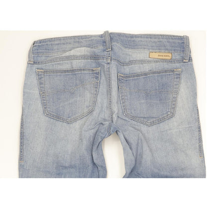 Diesel Grupee Women Blue Skinny Slim Stretch Jeans W27 L32