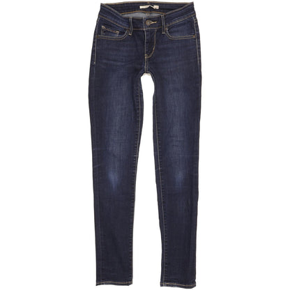 Levi's 711 Women Blue Skinny Slim Stretch Jeans W26 L29