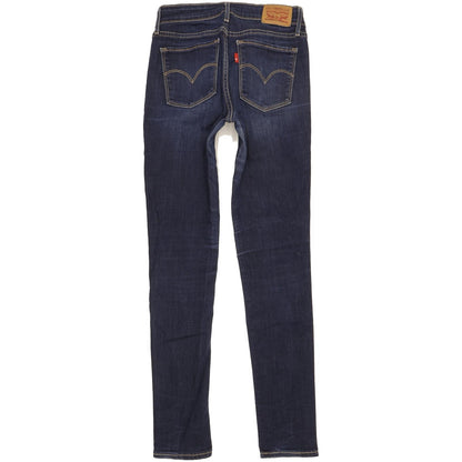 Levi's 711 Women Blue Skinny Slim Stretch Jeans W26 L29