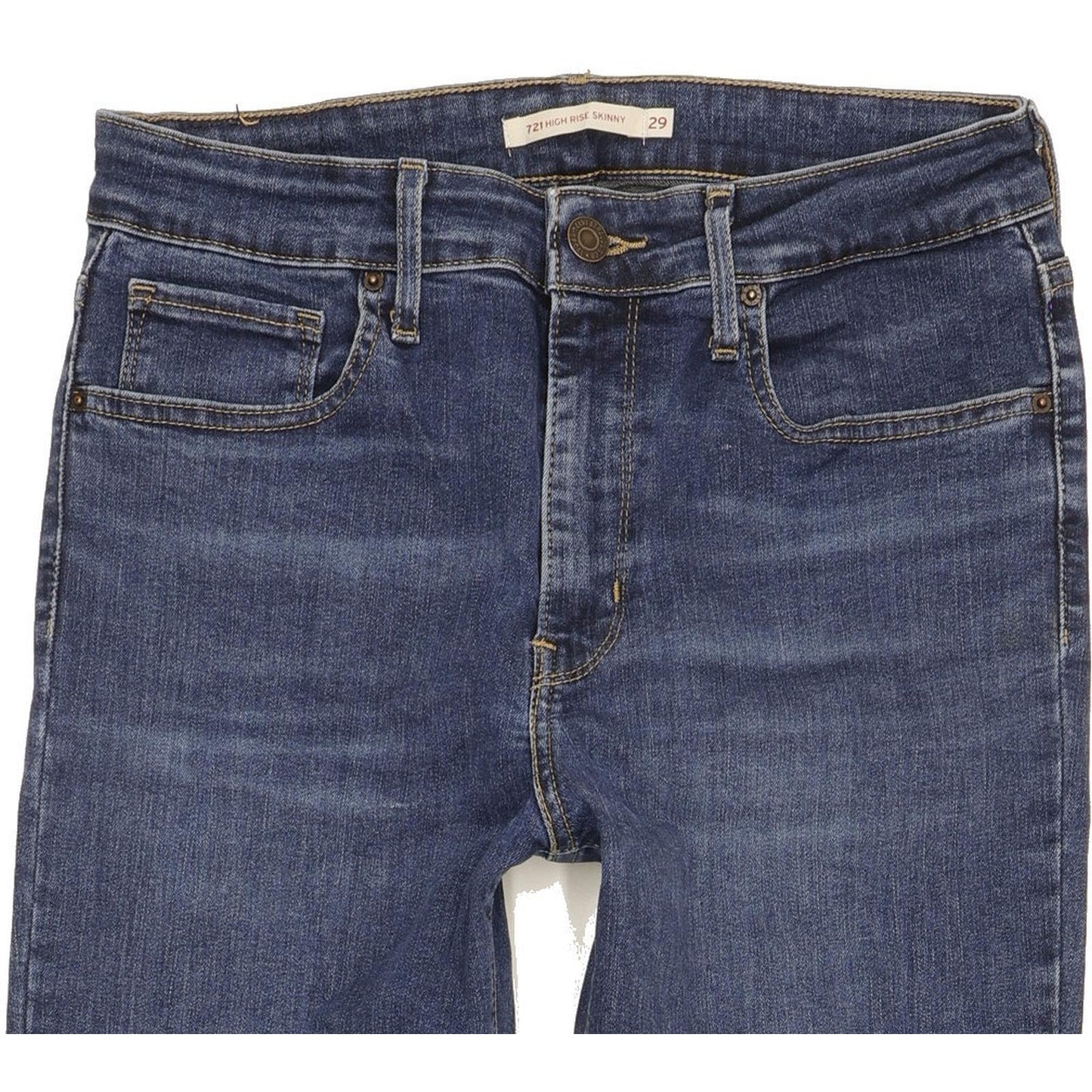 Levi's 721 Women Blue Skinny Slim Stretch Jeans W29 L32
