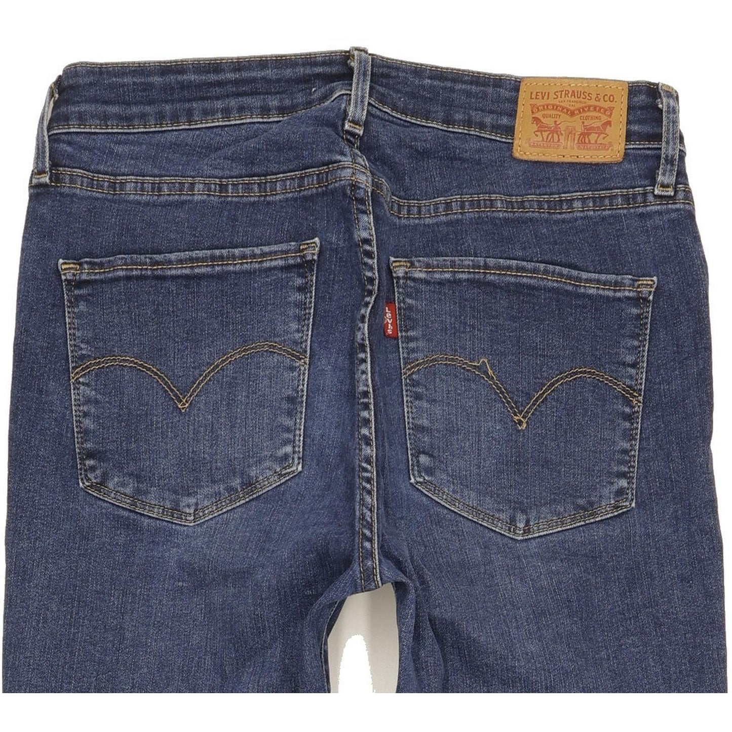 Levi's 721 Women Blue Skinny Slim Stretch Jeans W29 L32