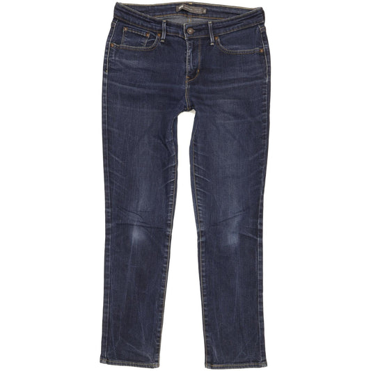 Levi's Demi Curve Women Blue Tapered Classic Stretch Jeans W29 L28