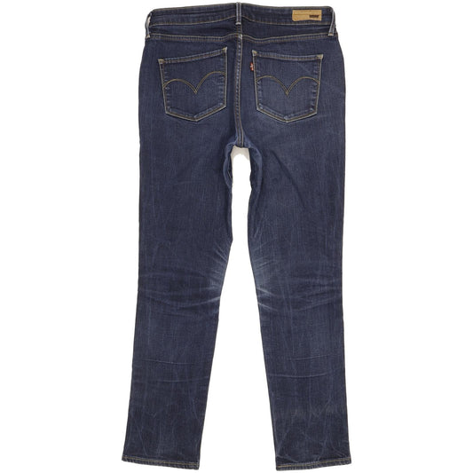 Levi's Demi Curve Women Blue Tapered Classic Stretch Jeans W29 L28