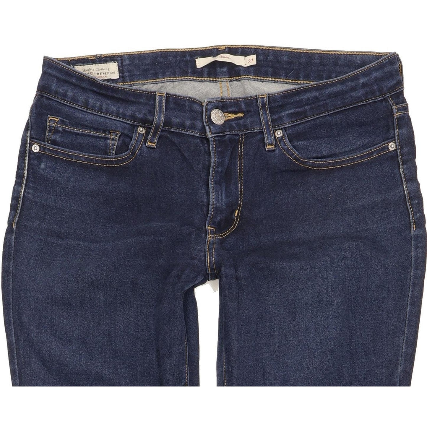 Levi's 711 Women Blue Skinny Slim Jeans W27 L26