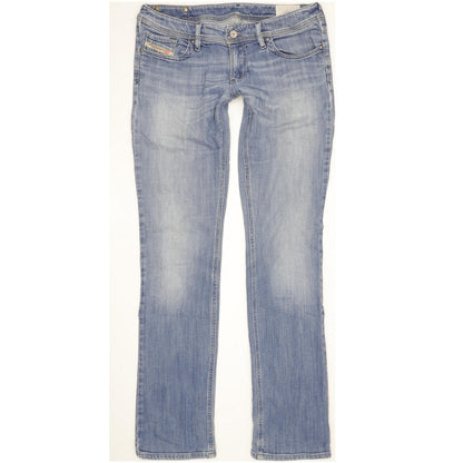 Diesel Lowky 065S Women Blue Straight Slim Stretch Jeans W29 L32