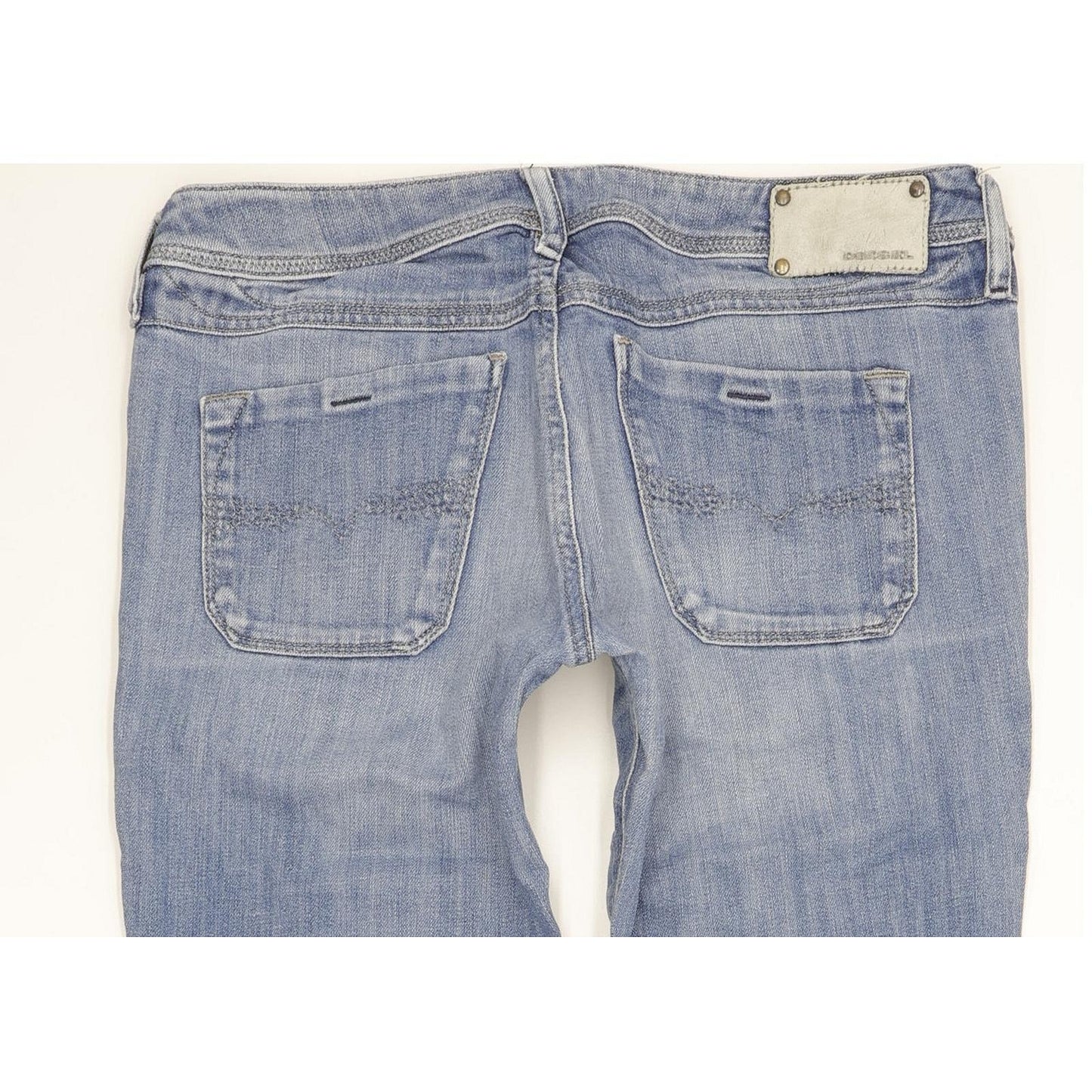 Diesel Lowky 065S Women Blue Straight Slim Stretch Jeans W29 L32