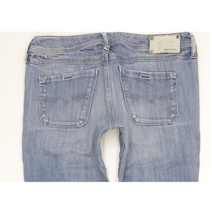 Diesel Lowky 065S Women Blue Straight Slim Stretch Jeans W29 L32
