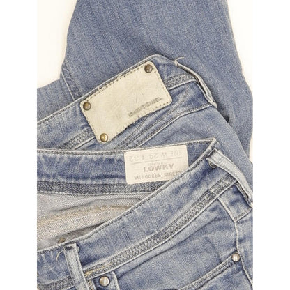 Diesel Lowky 065S Women Blue Straight Slim Stretch Jeans W29 L32
