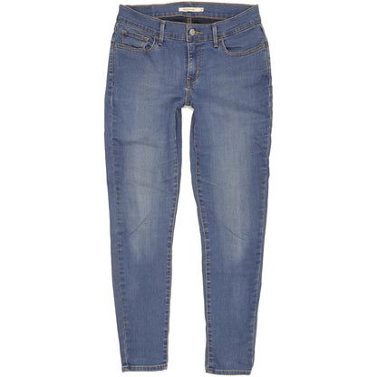 Levi's 710 Super Women Blue Skinny Slim Stretch Jeans W29 L29