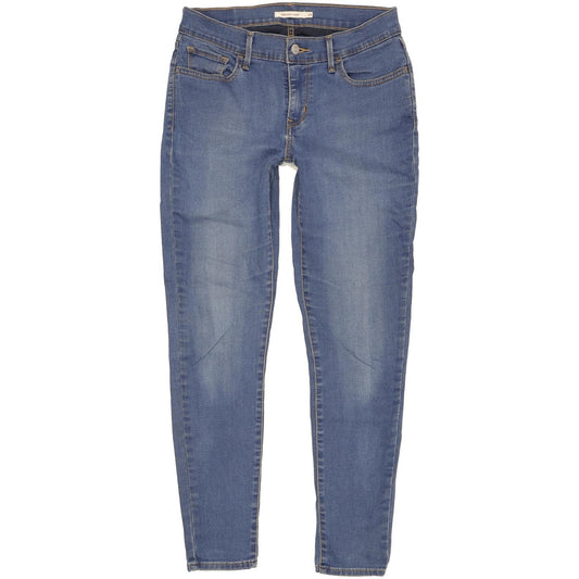 Levi's 710 Super Women Blue Skinny Slim Stretch Jeans W29 L29