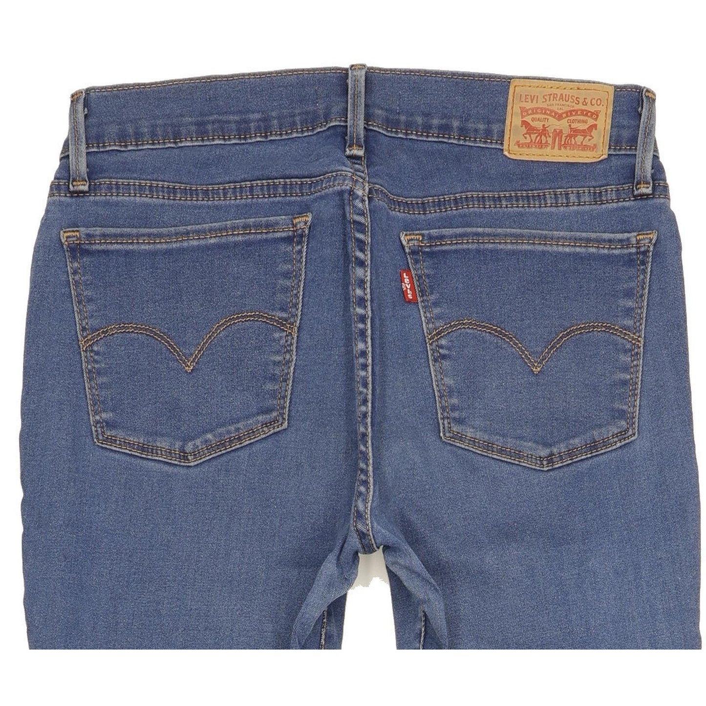 Levi's 710 Super Women Blue Skinny Slim Stretch Jeans W29 L29