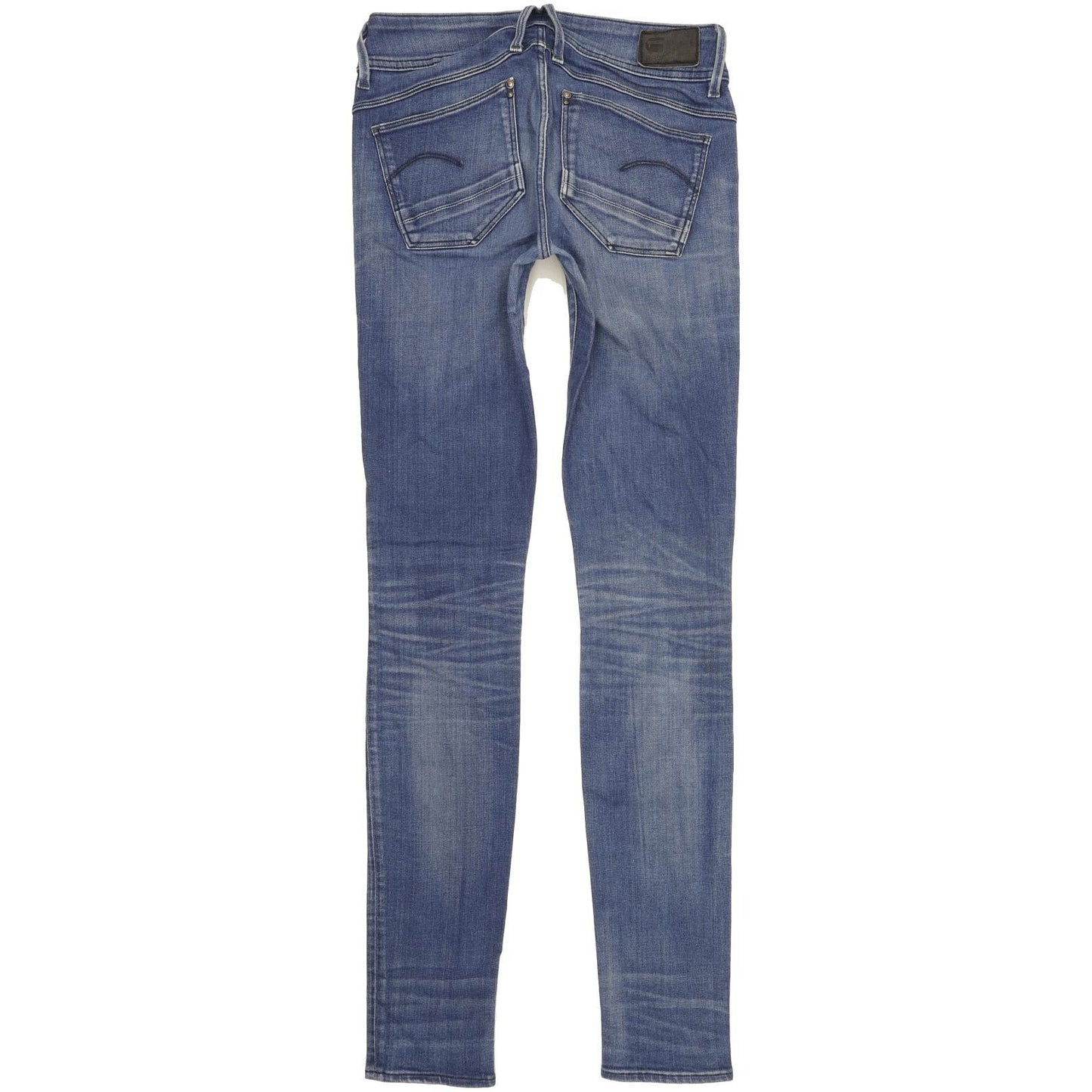 G-Star Lynn Women Blue Skinny Slim Stretch Jeans W28 L34
