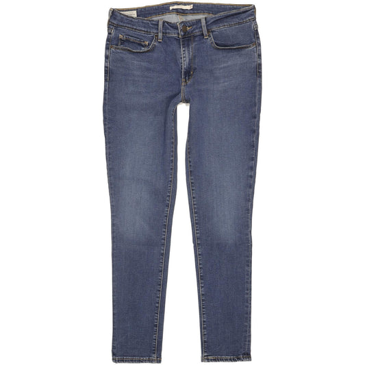 Levi's 711 Women Blue Skinny Slim Stretch Jeans W30 L29