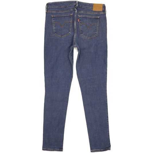 Levi's 711 Women Blue Skinny Slim Stretch Jeans W30 L29